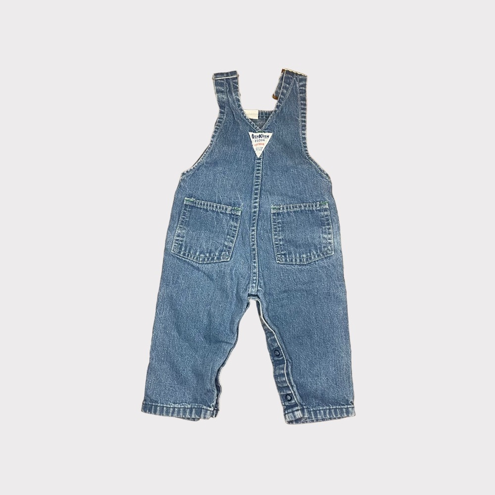OshKosh B’gosh Vintage Classic Light Wash Denim Overalls - Picture 4 of 6